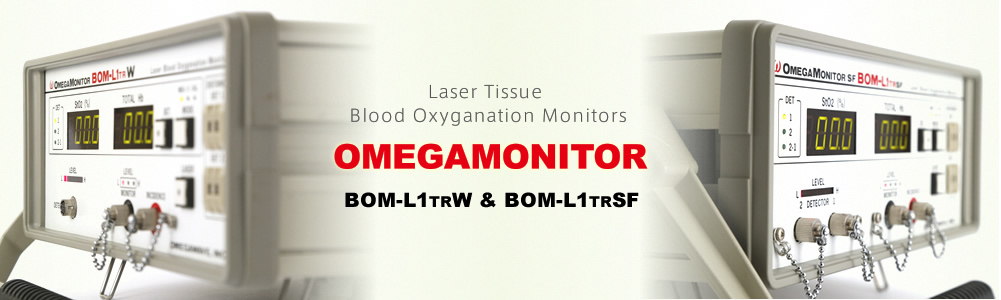 Laser Tissue Blood Oxygenation Monitor OMEGAMONITOR BOM-L1TRW & BOM-L1TRSF