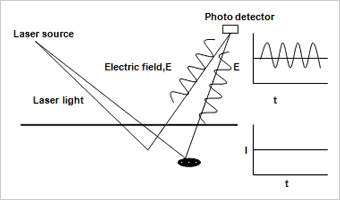 Fig.2.　Summation of scattered lights from non-moving RBC and static tissue